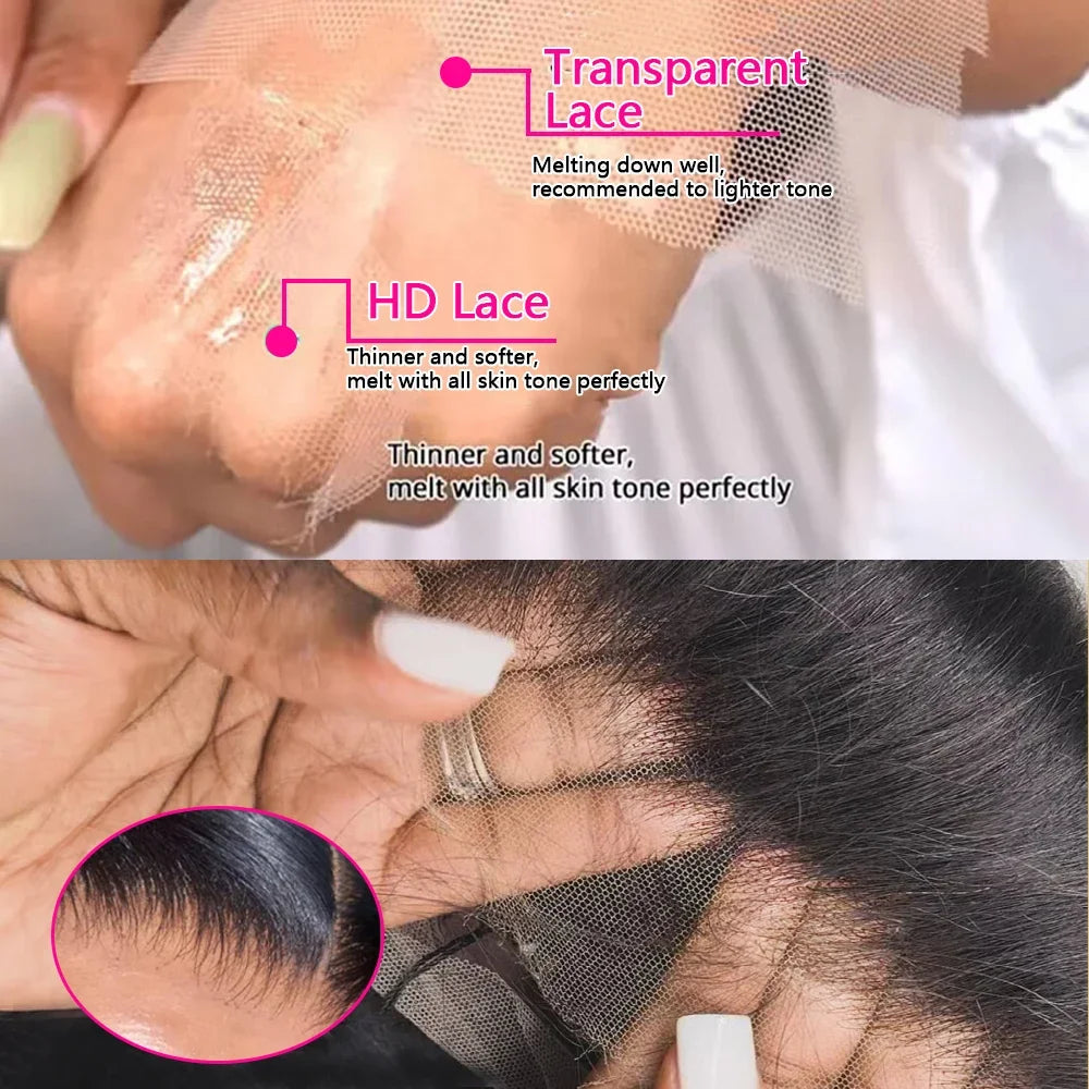 30 36 Inch 200 Density Frontal Wig For Black Women Brazilian Body Wave Wigs Human Hair Hair13x4 13x6 HD Transparent Front Wigs