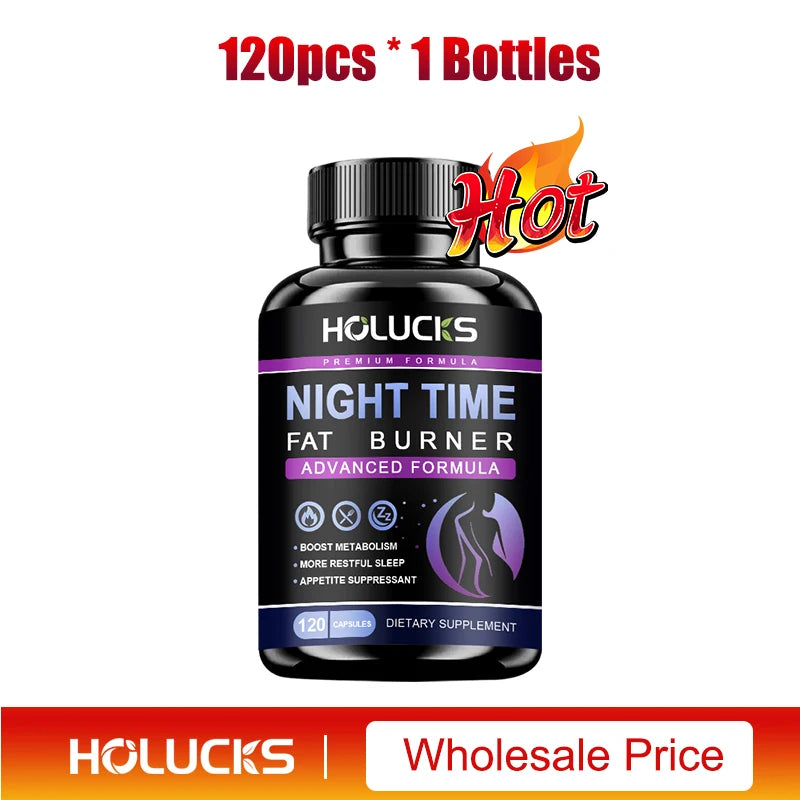 Extra Strength Night Fat Burner, Promote Fast Sleep Onset, Boosts Metabolism & Balances Cortisol, Reduce Nighttime Cravings