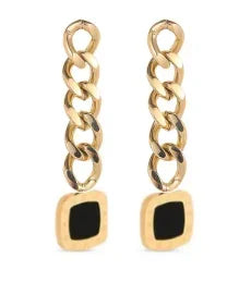 Luxury Shiny Zircon Hoop Earrings for Women Trendy Golden Stainless Steel Wed Ear Geometric Circle Earring Jewelry Pendientes