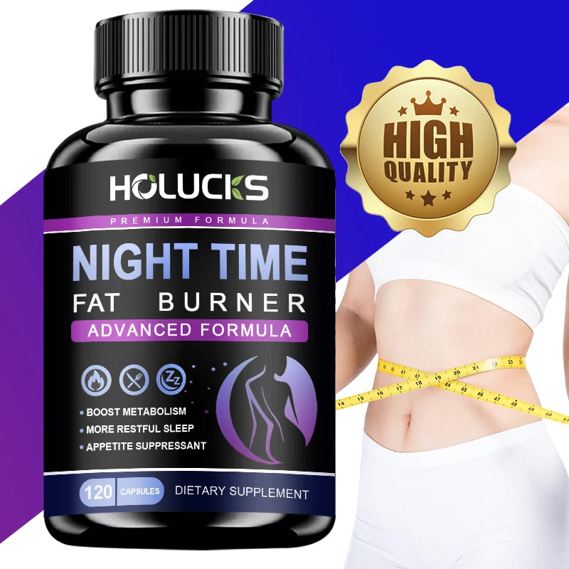 Extra Strength Night Fat Burner, Promote Fast Sleep Onset, Boosts Metabolism & Balances Cortisol, Reduce Nighttime Cravings
