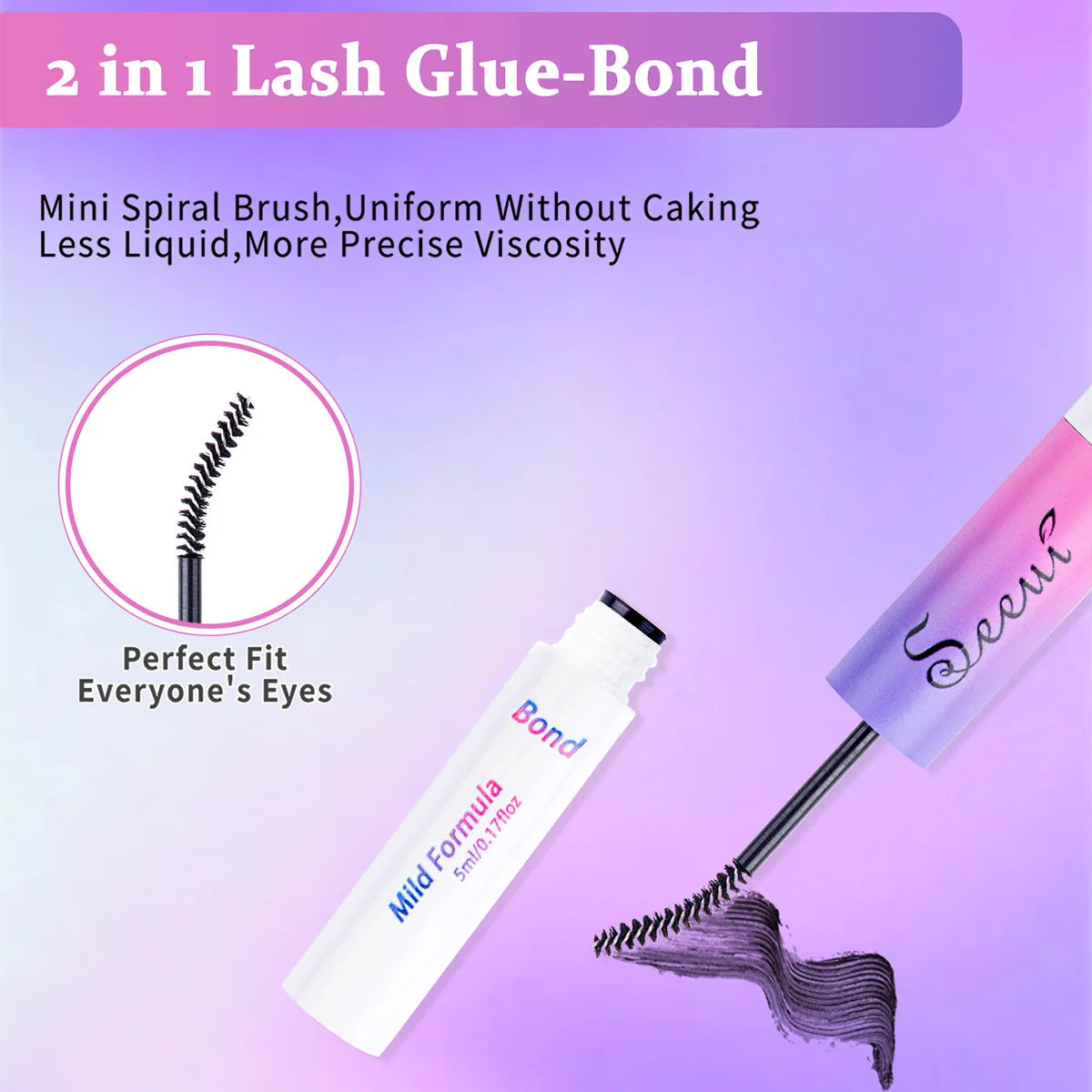 Eyelash Glue and Seal for Eyelash Clusters Strong Fixed Eyelash Glue Lasting Eyelash Glue Eyelash Extension tool