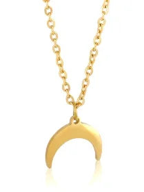 Delicate Stainless Steel Pendant Necklace