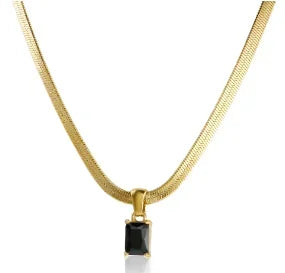 Delicate Stainless Steel Pendant Necklace