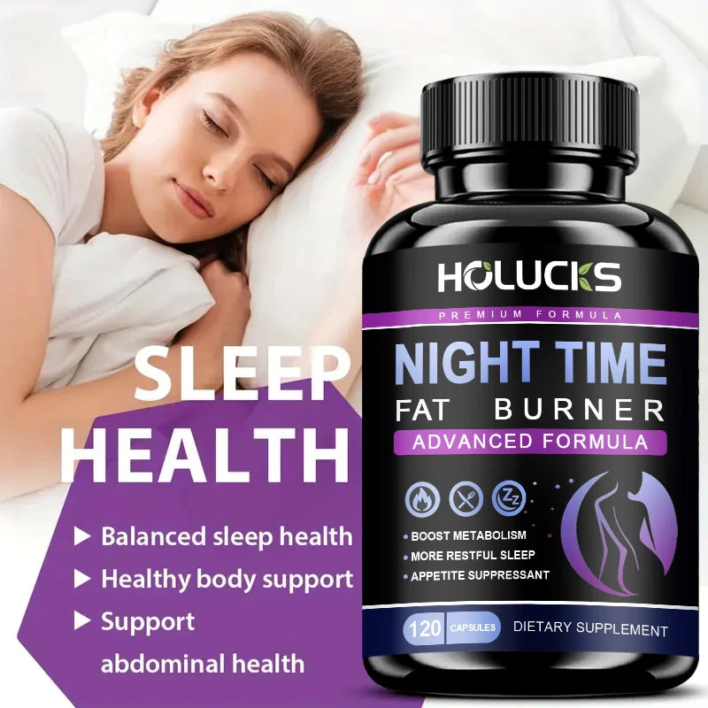 Extra Strength Night Fat Burner, Promote Fast Sleep Onset, Boosts Metabolism & Balances Cortisol, Reduce Nighttime Cravings