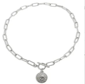 Delicate Stainless Steel Pendant Necklace