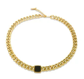 Delicate Stainless Steel Pendant Necklace