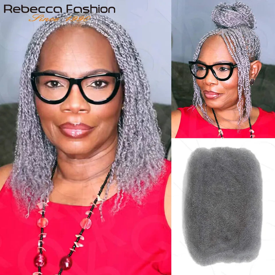 Brazilian Afro kinky Bulk Human Hair For Braiding Remy Hair Bundle QVR Remy Bulk Hair No Attachment Peruvian Afro Kinky Bulk