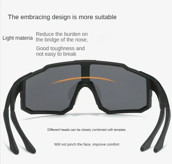 Cycling Sunglasses Sports Cycling Glasses Bike Eyewear MTB Dark Glasses Outdoor  Bicycle Goggles for Men Women Sunglasses UV400