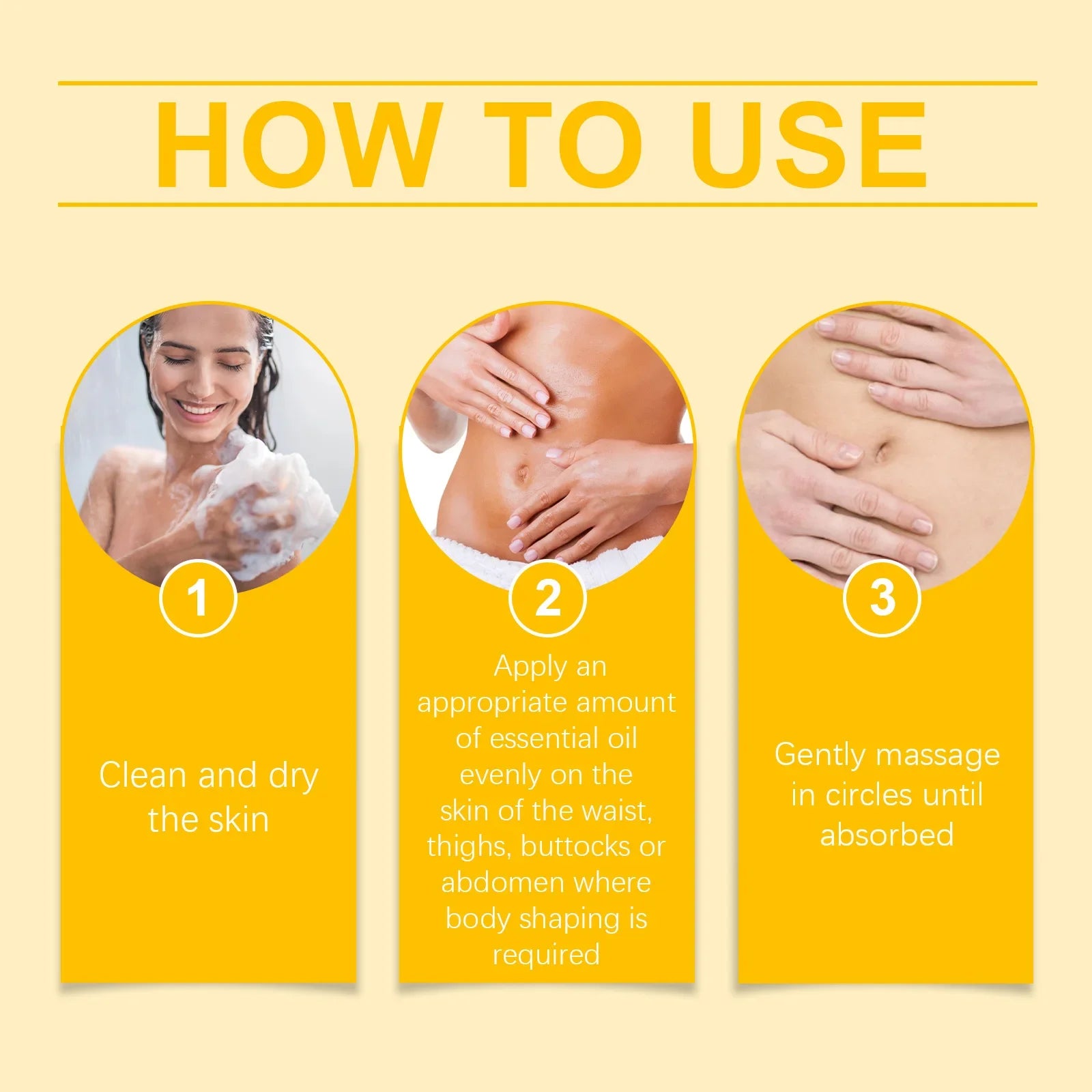 Body Care Oil Nourishing Firming Fat Burning Belly Waist Anti-Cellulite Relax Massage Shaping Tighten Weight Lose Slimming Oil