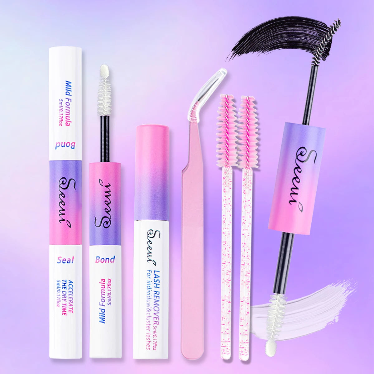 Eyelash Glue and Seal for Eyelash Clusters Strong Fixed Eyelash Glue Lasting Eyelash Glue Eyelash Extension tool
